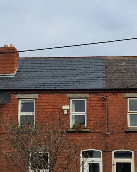 Professional storm damage repair completed by Johnson's Roofing in Fallowfield, Manchester area - High quality composite materials installation